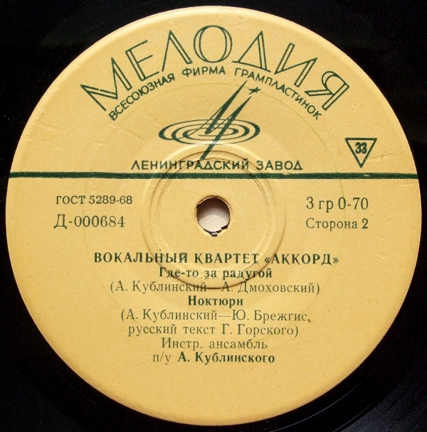 Вокальный квартет «Аккорд»