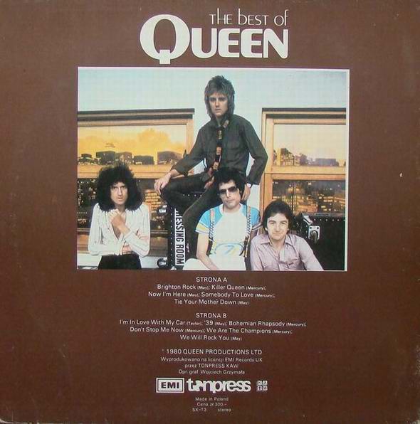 Queen - The Best Of [по заказу польской фирмы  TONPRESS, SX-T3]
