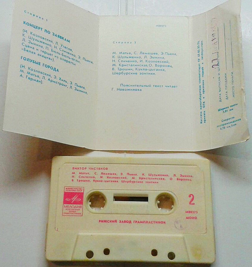 Виктор ЧИСТЯКОВ. Музыкальные пародии