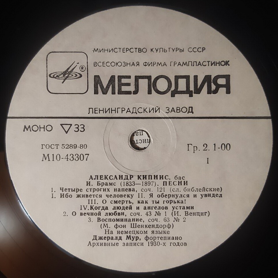 Александр Кипнис, бас