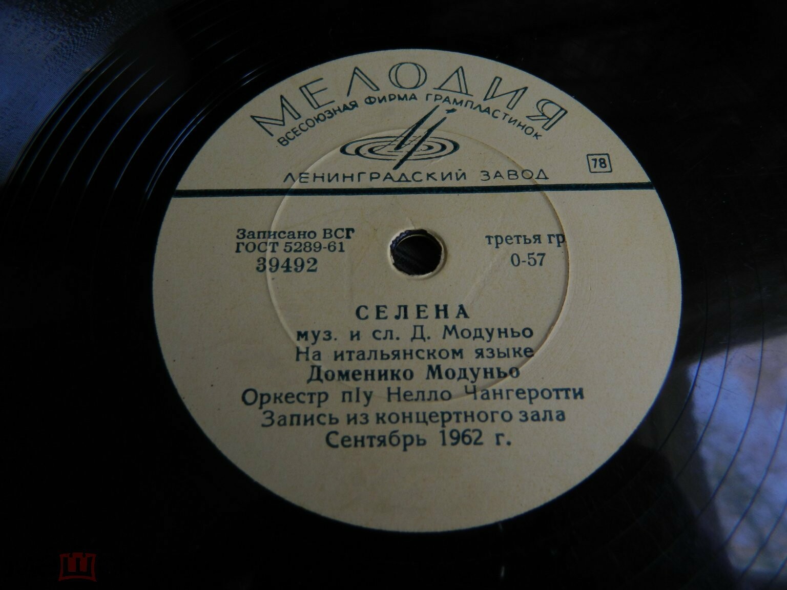 Доменико Модуньо - Шахтёры / Селена
