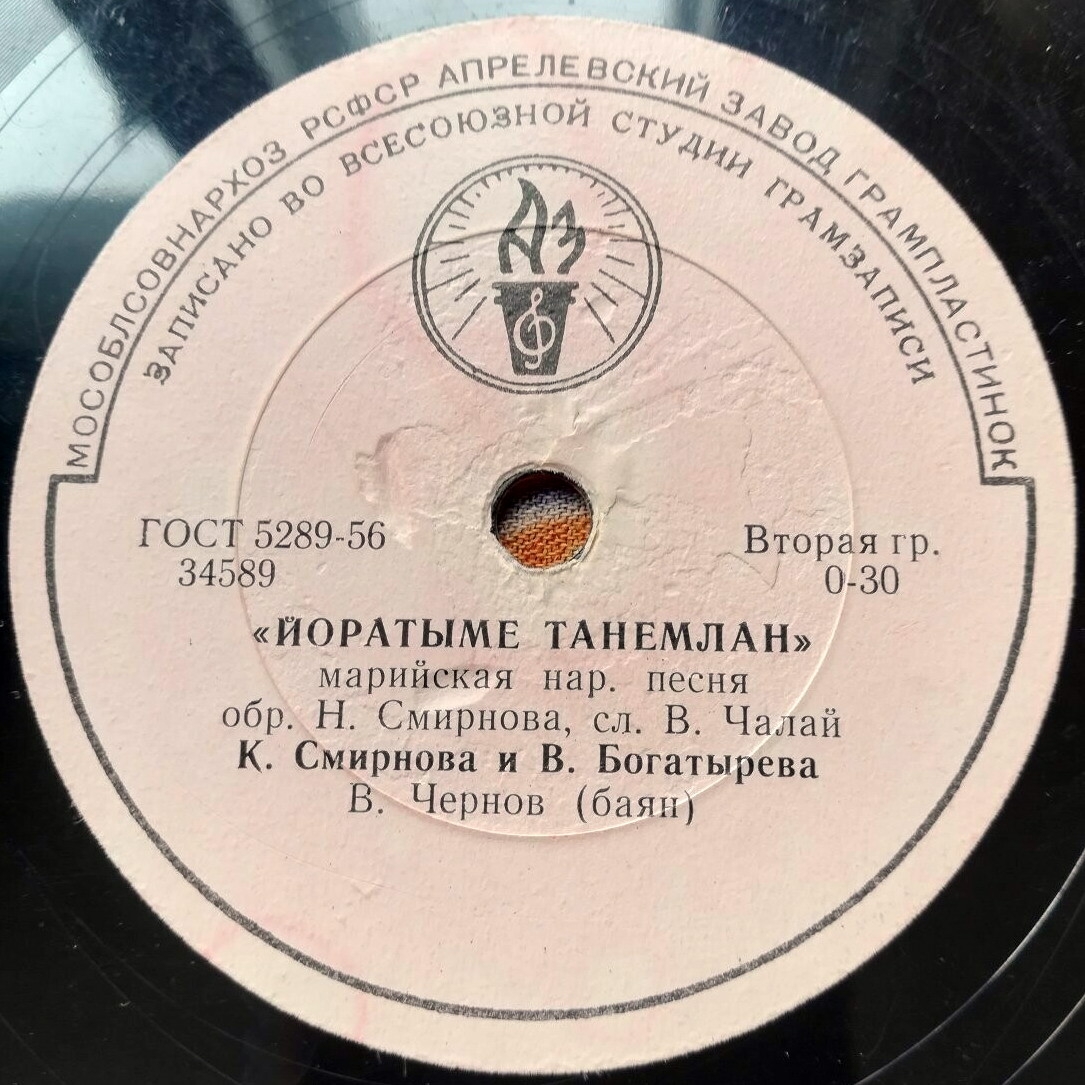 К. Смирнова и В. Богатырёва (на марийском языке)