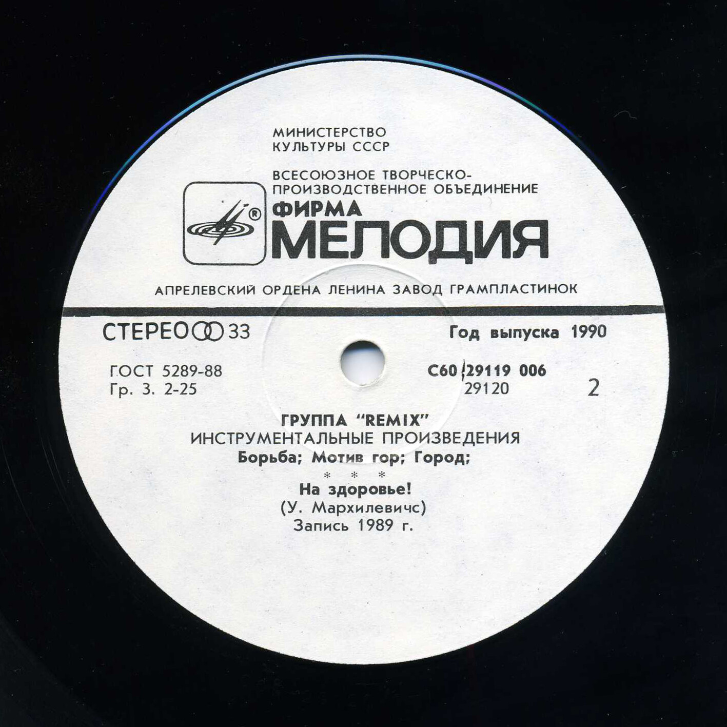 ГРУППА «REMIX» - «Инструментальные произведения»