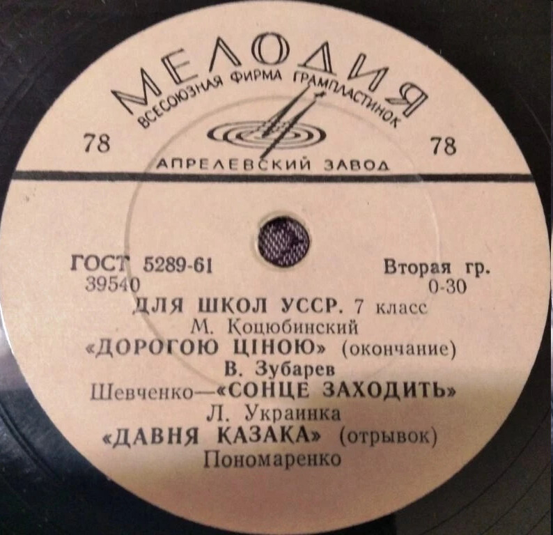 Для школ УССР. 7 класс