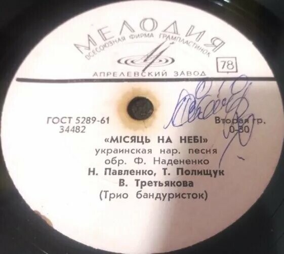 Трио бандуристок - А вже третiй вечiр / Мiсяць на небi