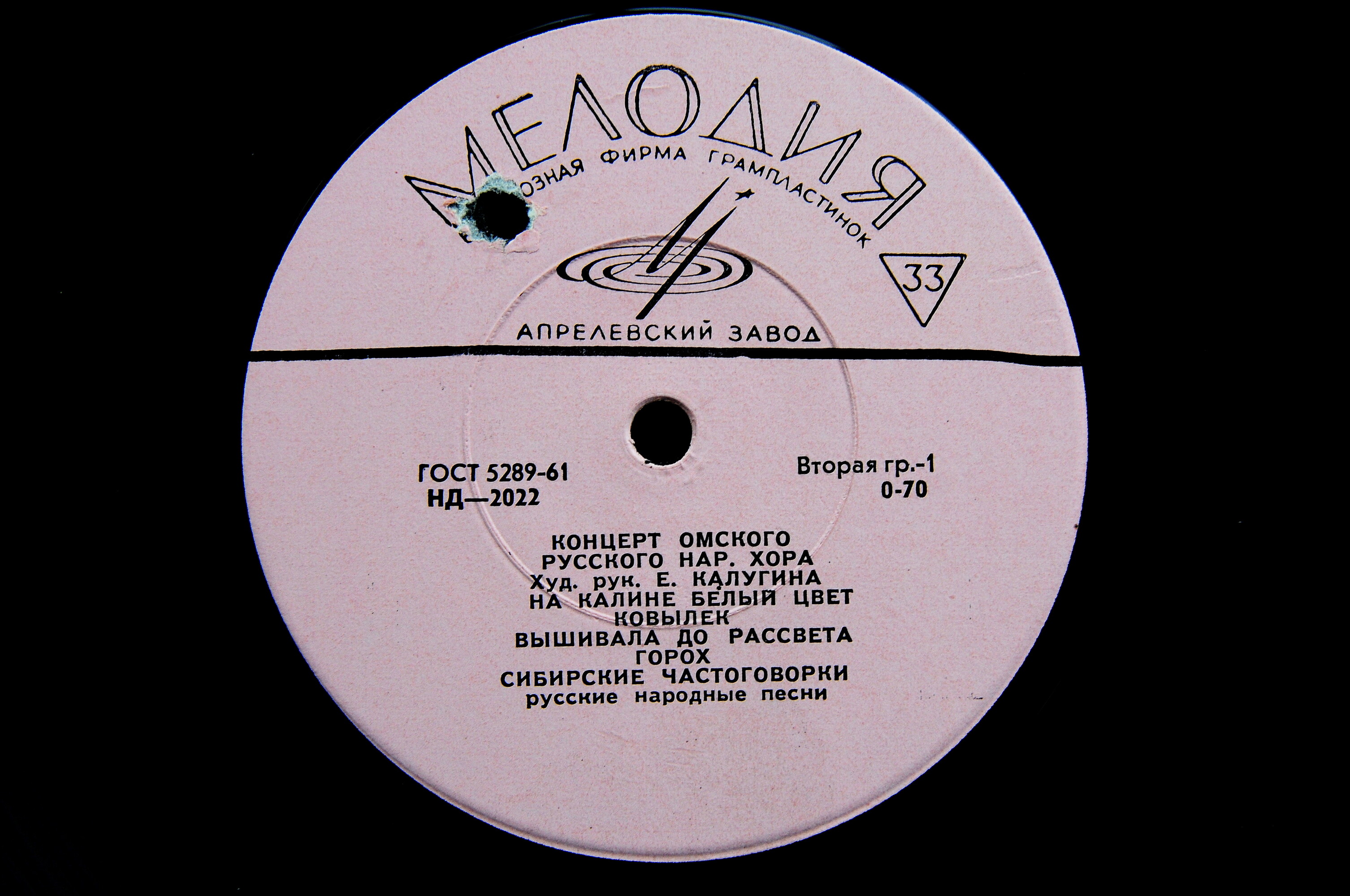 ГОСУДАРСТВЕННЫЙ ОМСКИЙ РУССКИЙ НАРОДНЫЙ ХОР. Художественный руководитель Е. Калугина