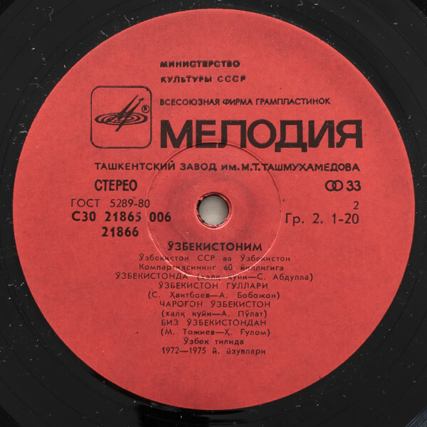 МОЙ УЗБЕКИСТАН (Ўзбекистоним): К 60-летию Узбекской ССР и Компартии Узбекистана