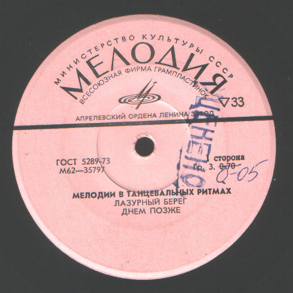 Мелодии в танцевальных ритмах