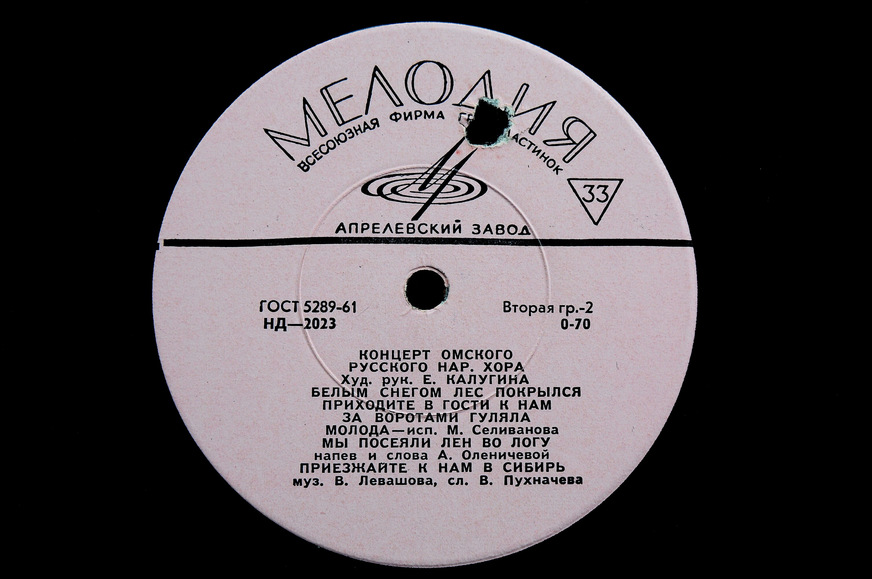 ГОСУДАРСТВЕННЫЙ ОМСКИЙ РУССКИЙ НАРОДНЫЙ ХОР. Художественный руководитель Е. Калугина