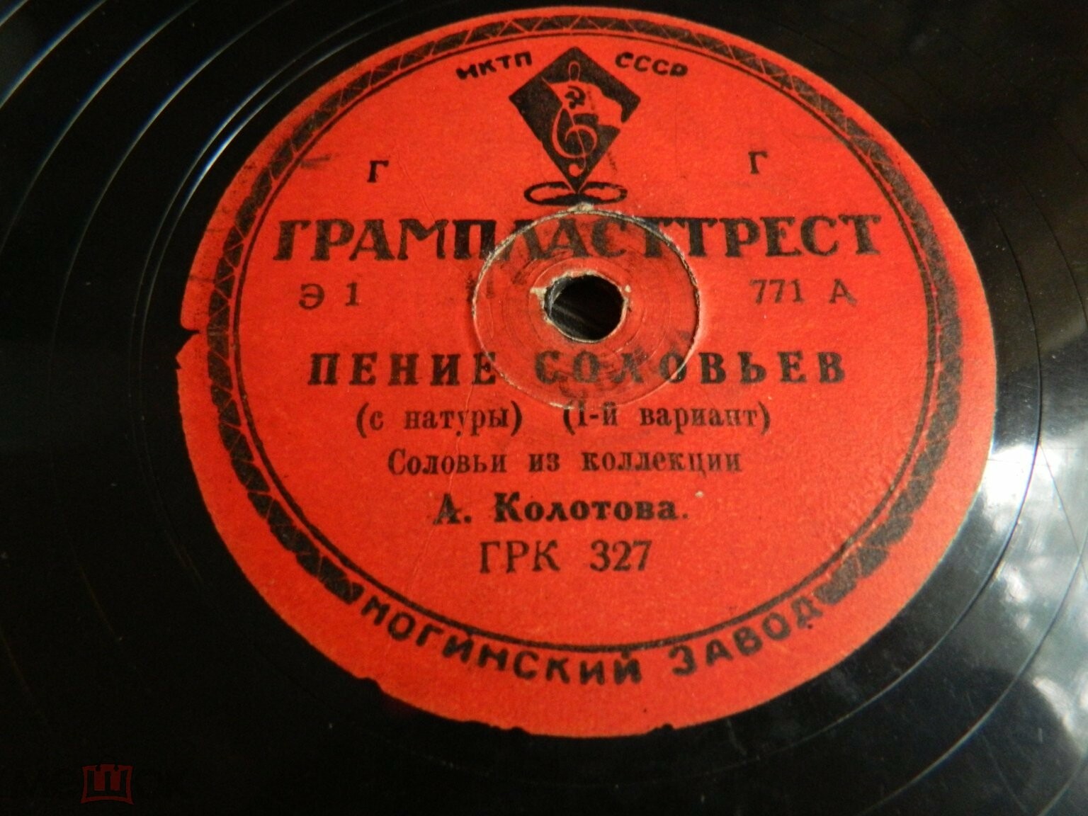 Пение соловьев (1 вариант - с натуры, 2 вариант)