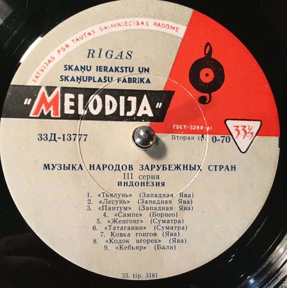 Музыка народов зарубежных стран. 3 серия - Индонезия, Камбоджа, Лаос
