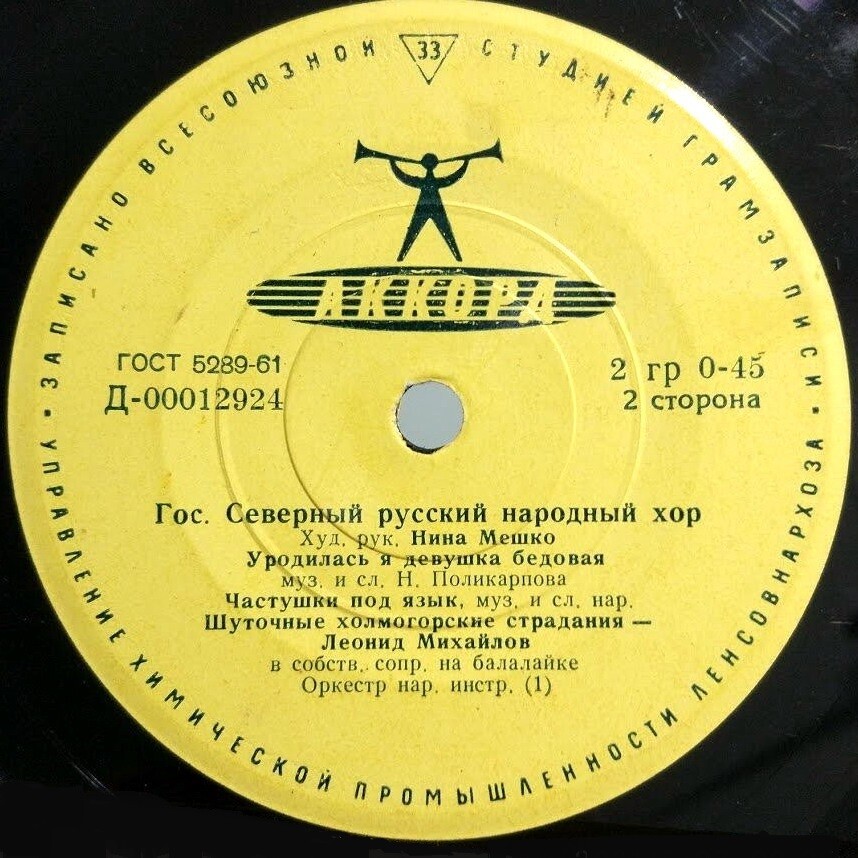 ГОС. СЕВЕРНЫЙ РУССКИЙ НАР. ХОР