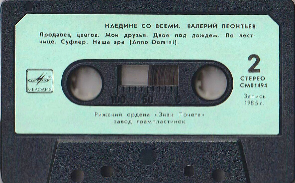 Валерий ЛЕОНТЬЕВ. «Наедине со всеми»