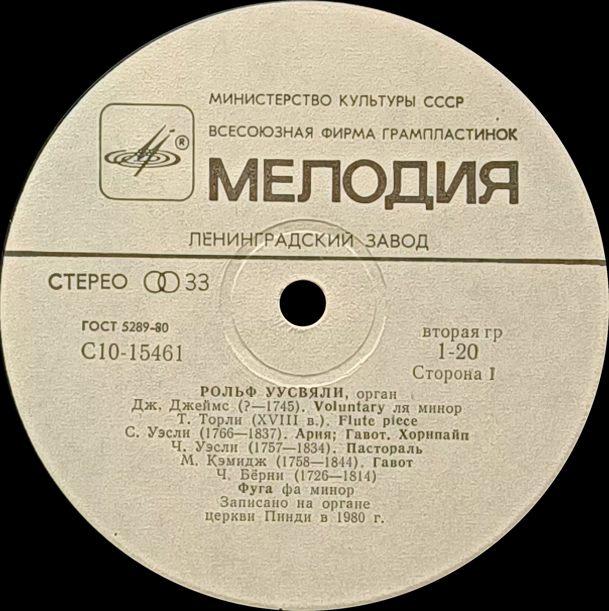 ОРГАНЫ ЭСТОНИИ-17: Пинди (Eesti orelid 17) - Рольф Уусвяли