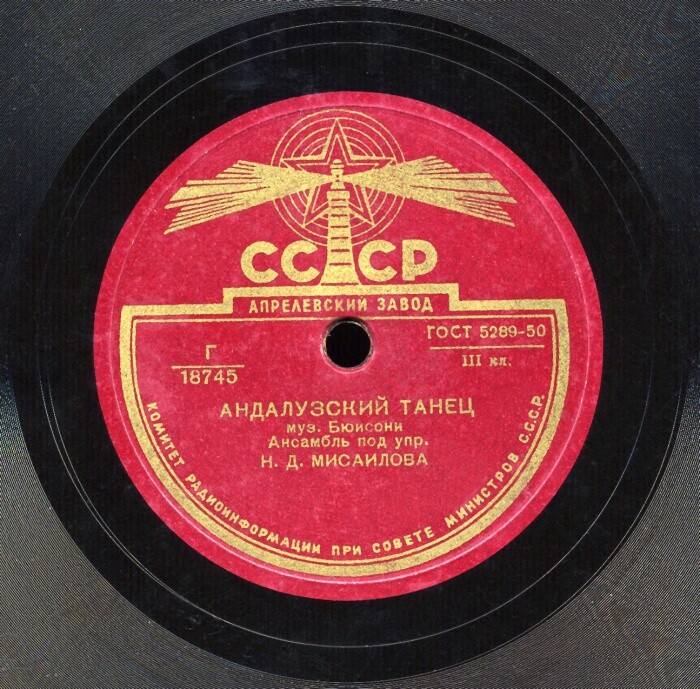 Анс. п/у Н. Мисаилова — Тарантелла / Андалузский танец