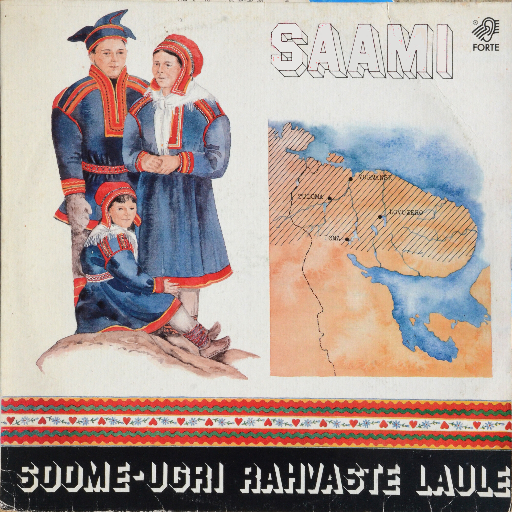 Soome-ugri rahvaste laule. I, Saami rahvalaule  = The lapp folk songs / koostaja = compiled by Jaan Sarv ; toimetaja = edited by Ingrid Rüütel