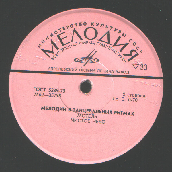 Мелодии в танцевальных ритмах