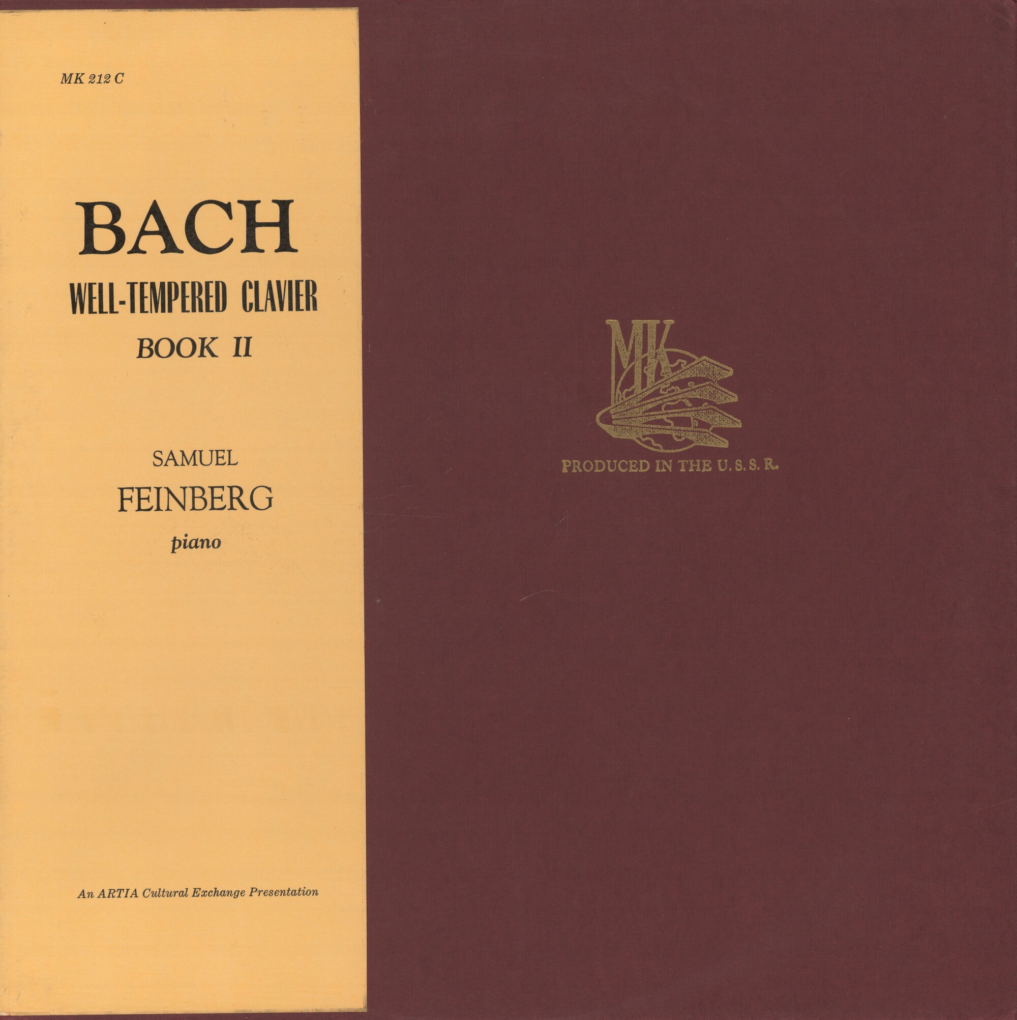 И. С. БАХ Хорошо темперированный клавир, часть 2 (Самуил Фейнберг, ф-но)