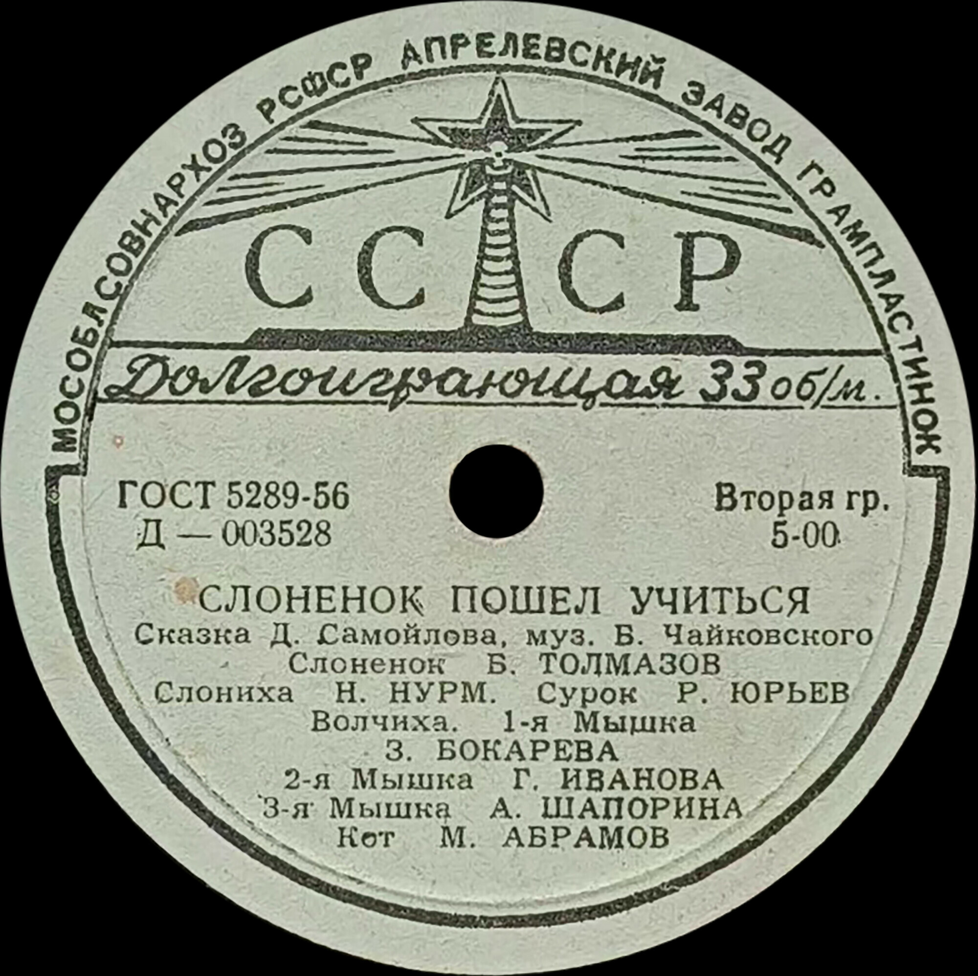 Слонёнок пошёл учиться. Сказка Д. Самойлова