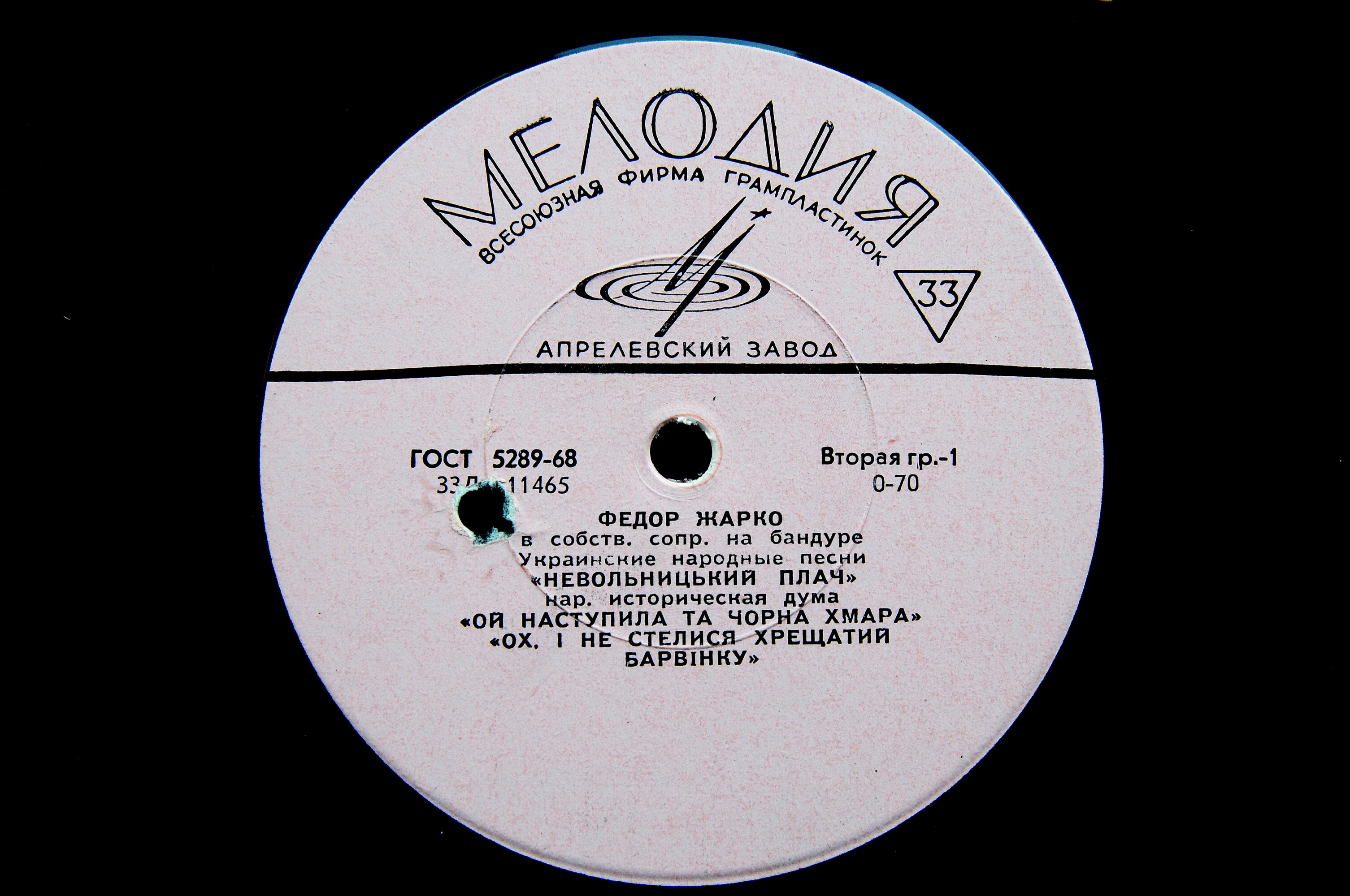 Федор Жарко (бандура) - Украинские народные песни