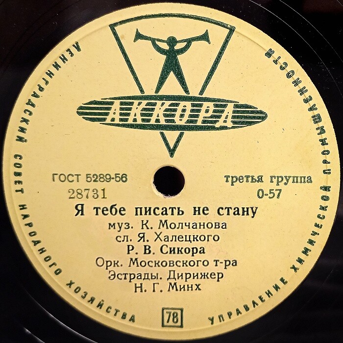 В. Трошин - В город приходит весна / Р. Сикора - Я тебе писать не стану