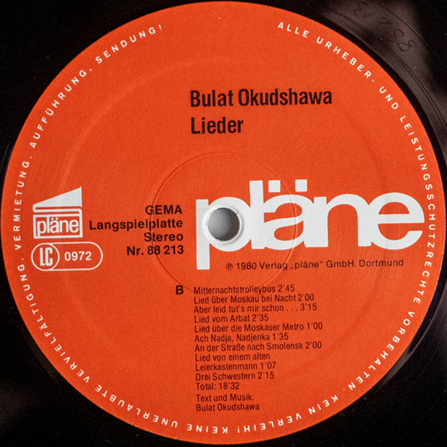 Bulat Okudshawa. Lieder