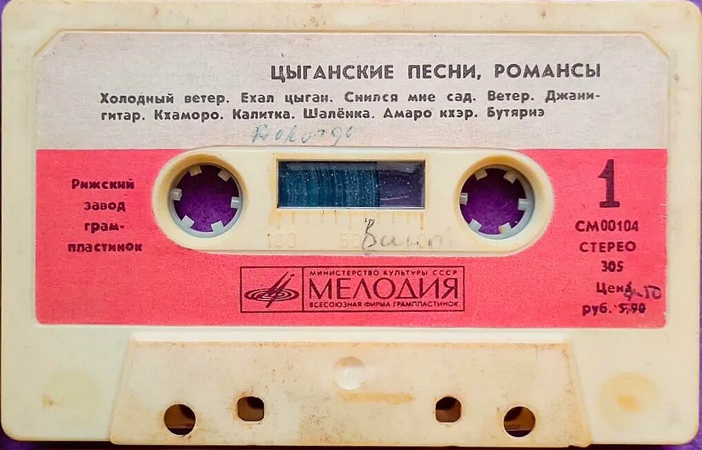 Цыганские песни. Романсы