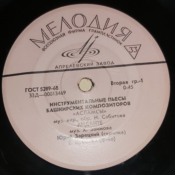 Юрий ЗАРЕЦКИЙ (скрипка)