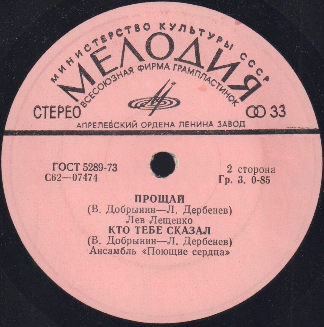 Эстрадные песни