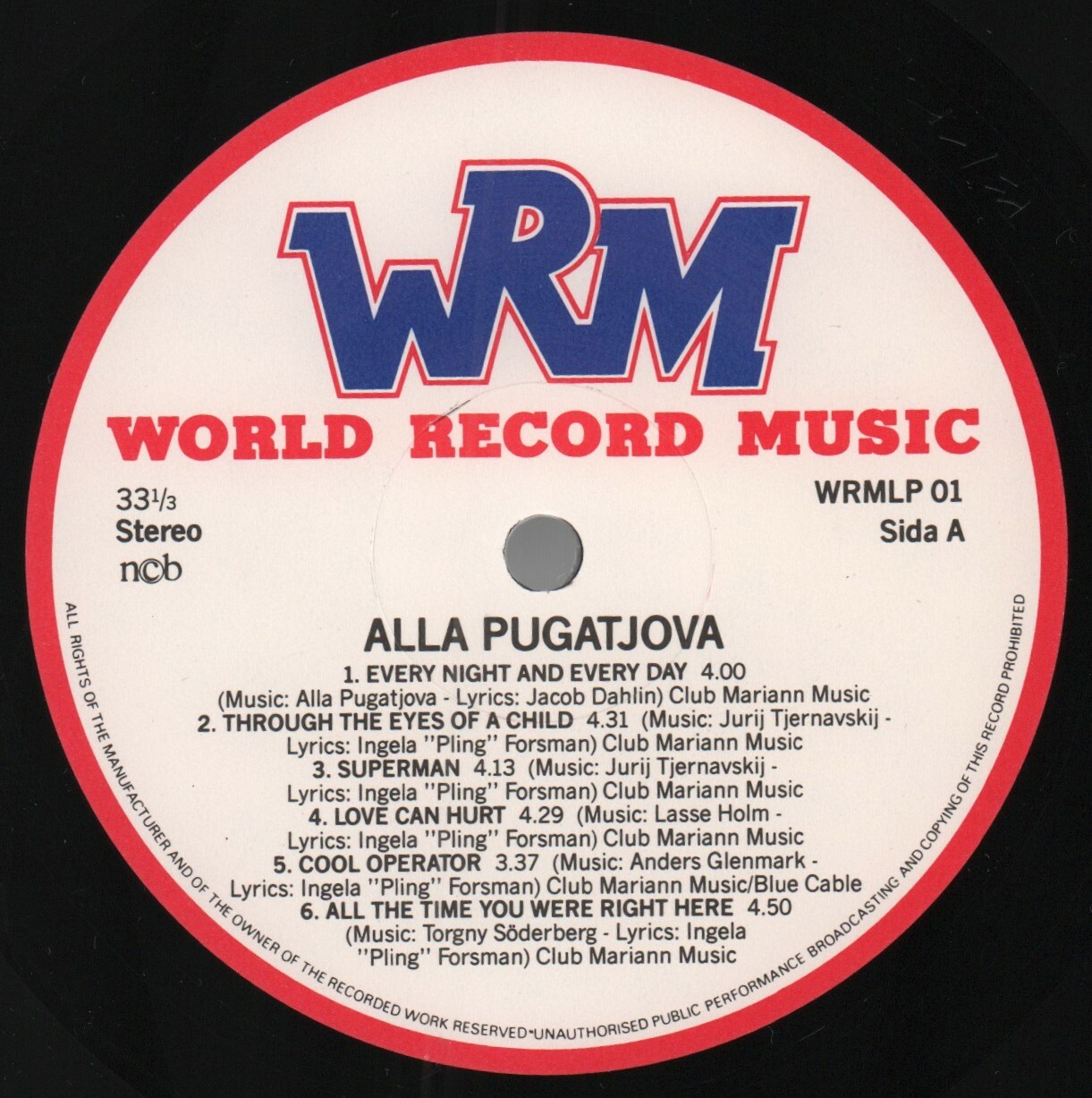 Alla Pugatjova. «Watch Out»