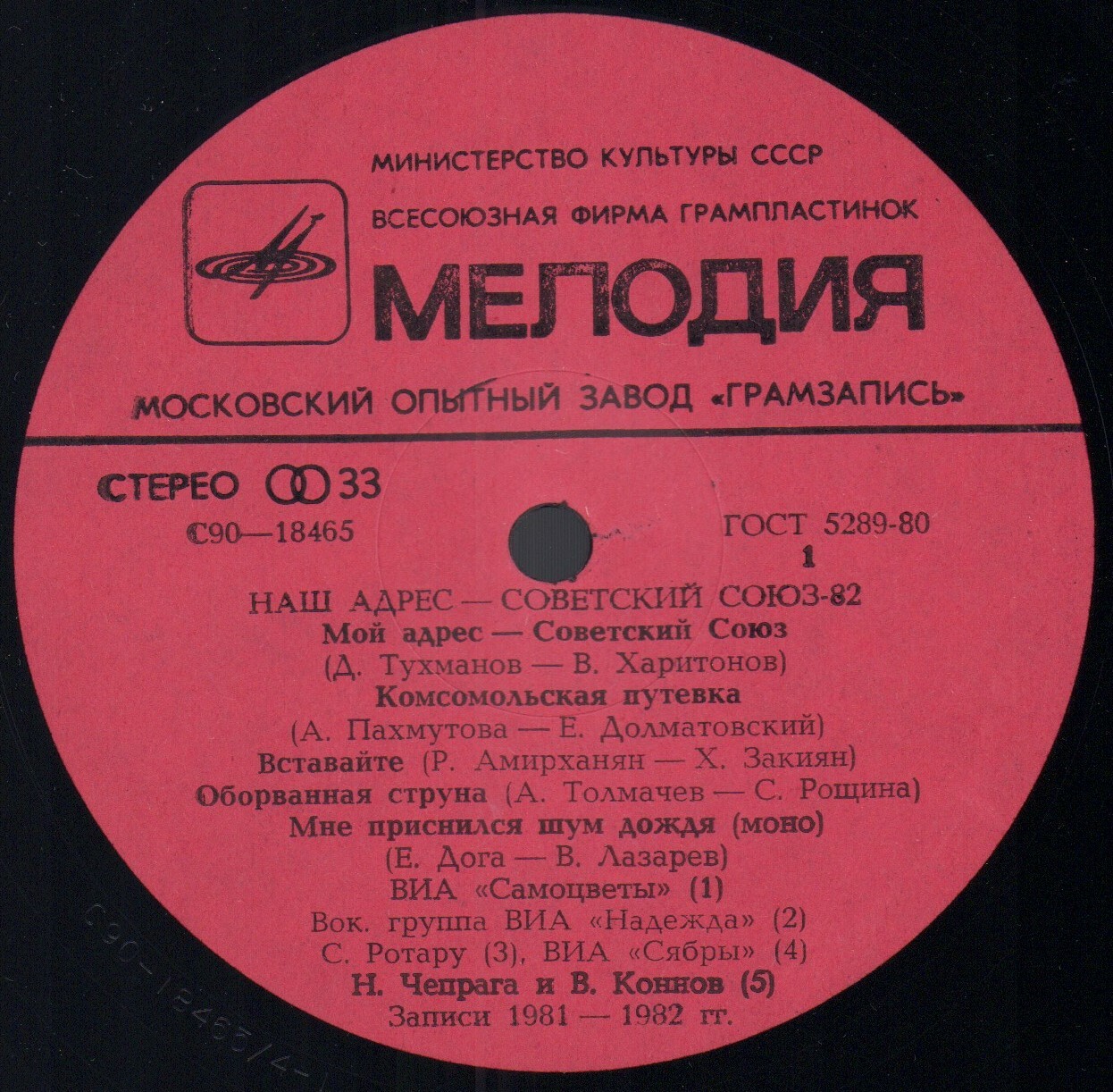 Наш адрес - Советский Союз. Песни советской молодежи