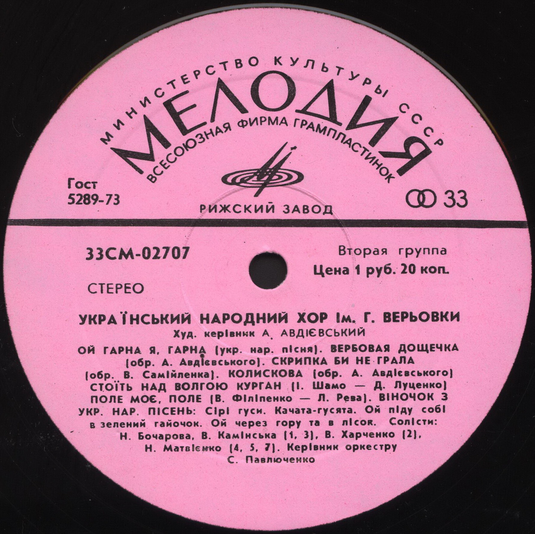 Український Народний Хор Ім. Г. Верьовки