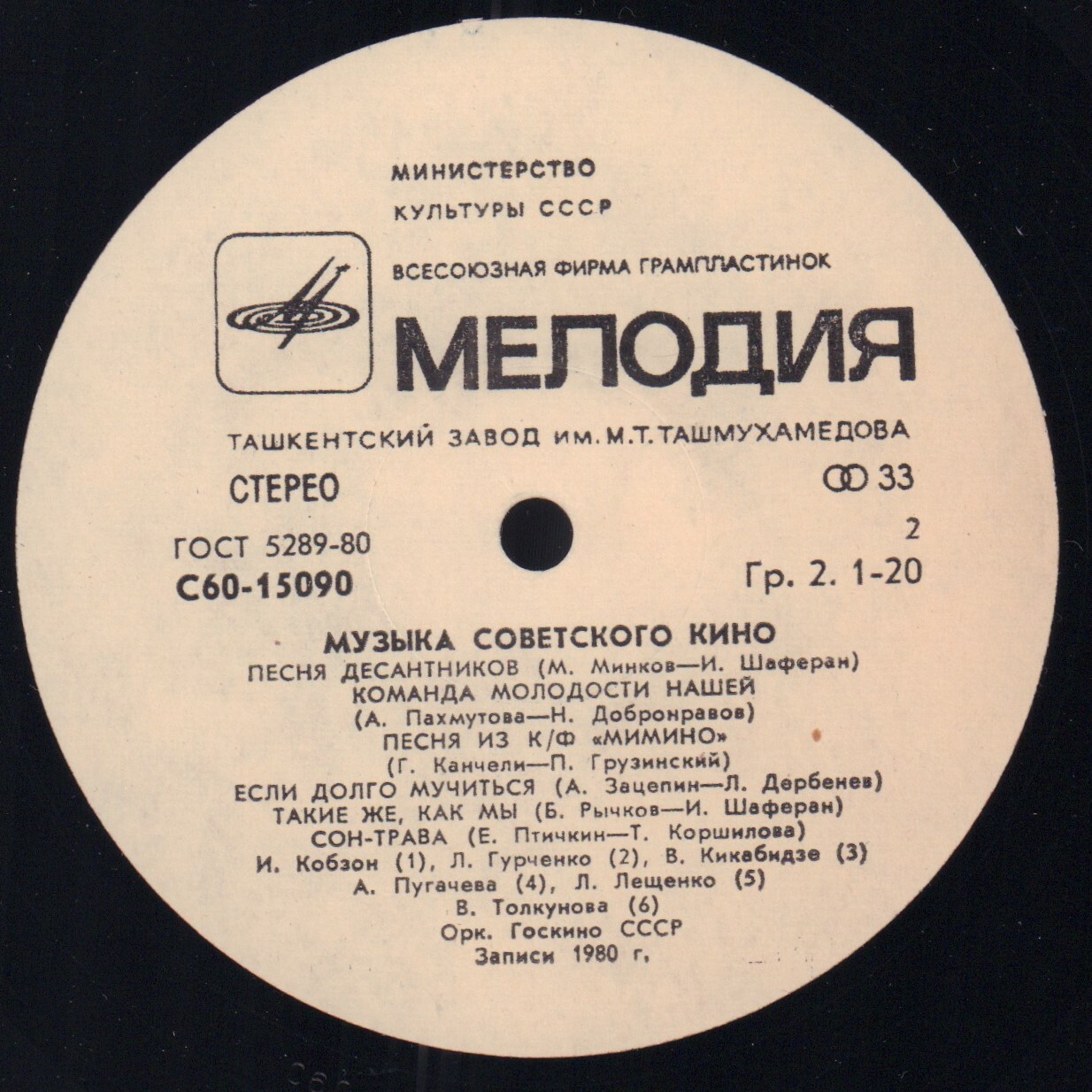 Музыка советского кино