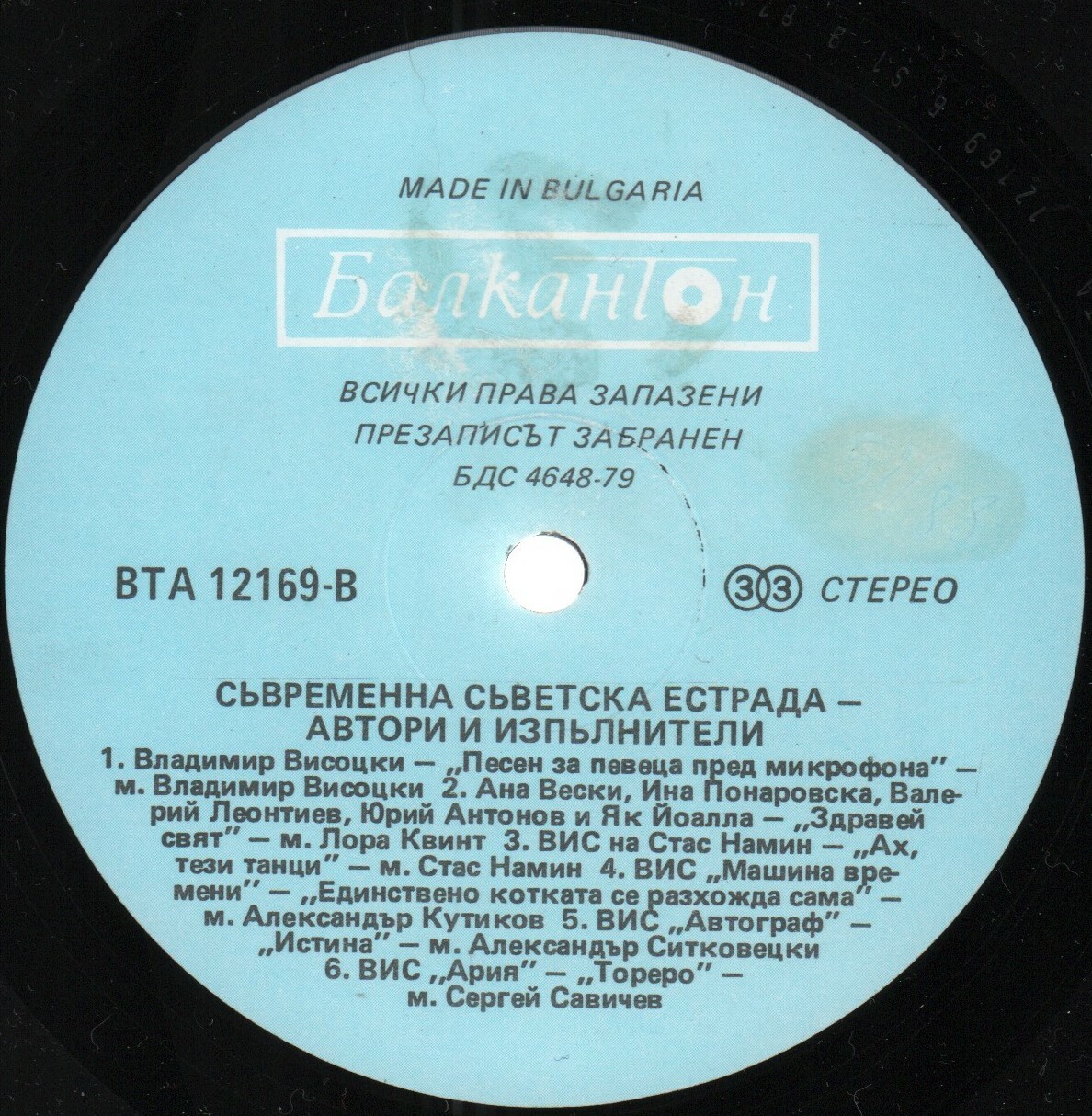 Съвременна съветска естрада. Автори и изпълнители