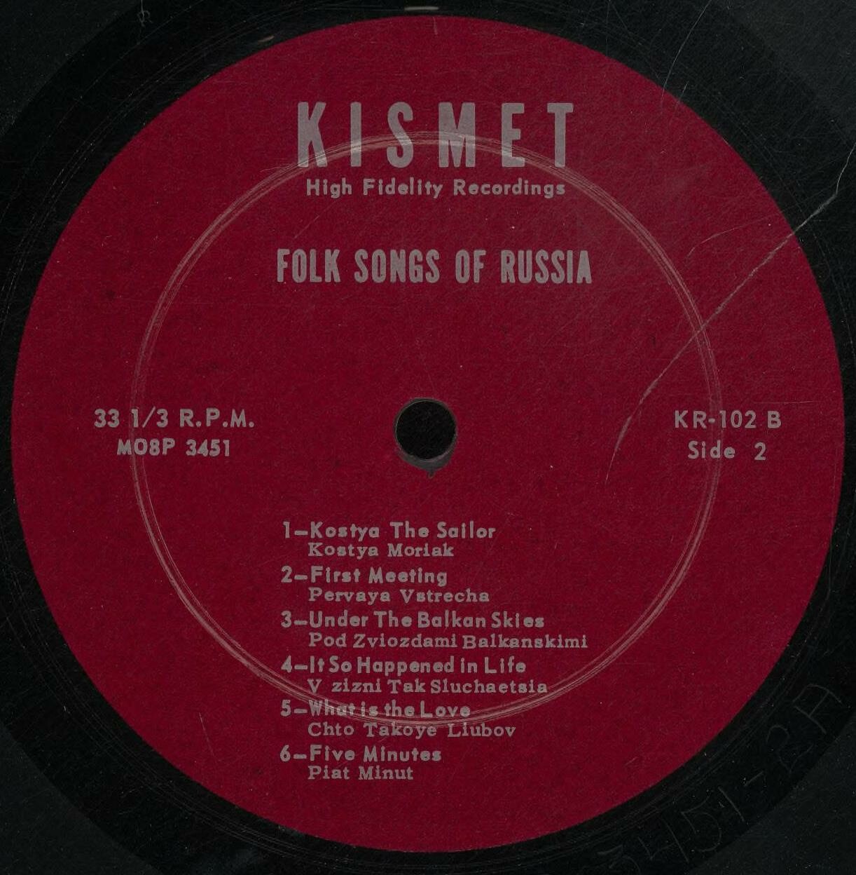 Folk Songs of Russia