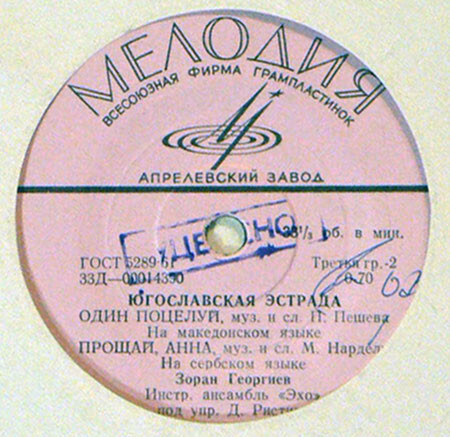 ЮГОСЛАВСКАЯ ЭСТРАДА