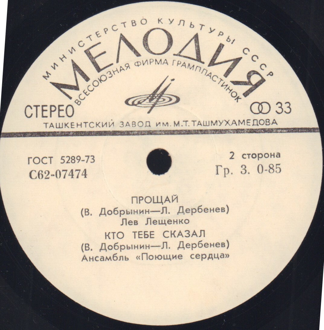 Эстрадные песни