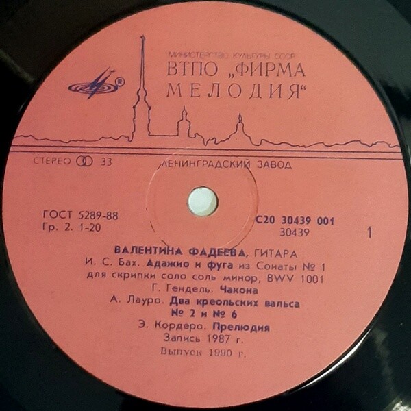 Валентина ФАДЕЕВА (гитара)