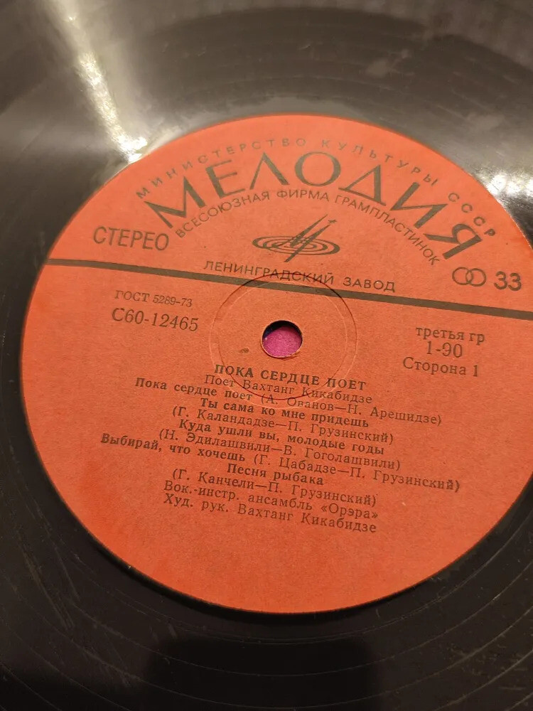 Вахтанг КИКАБИДЗЕ: «Пока сердце поет» (გულს სანამდე ემღერება) — на грузинском языке