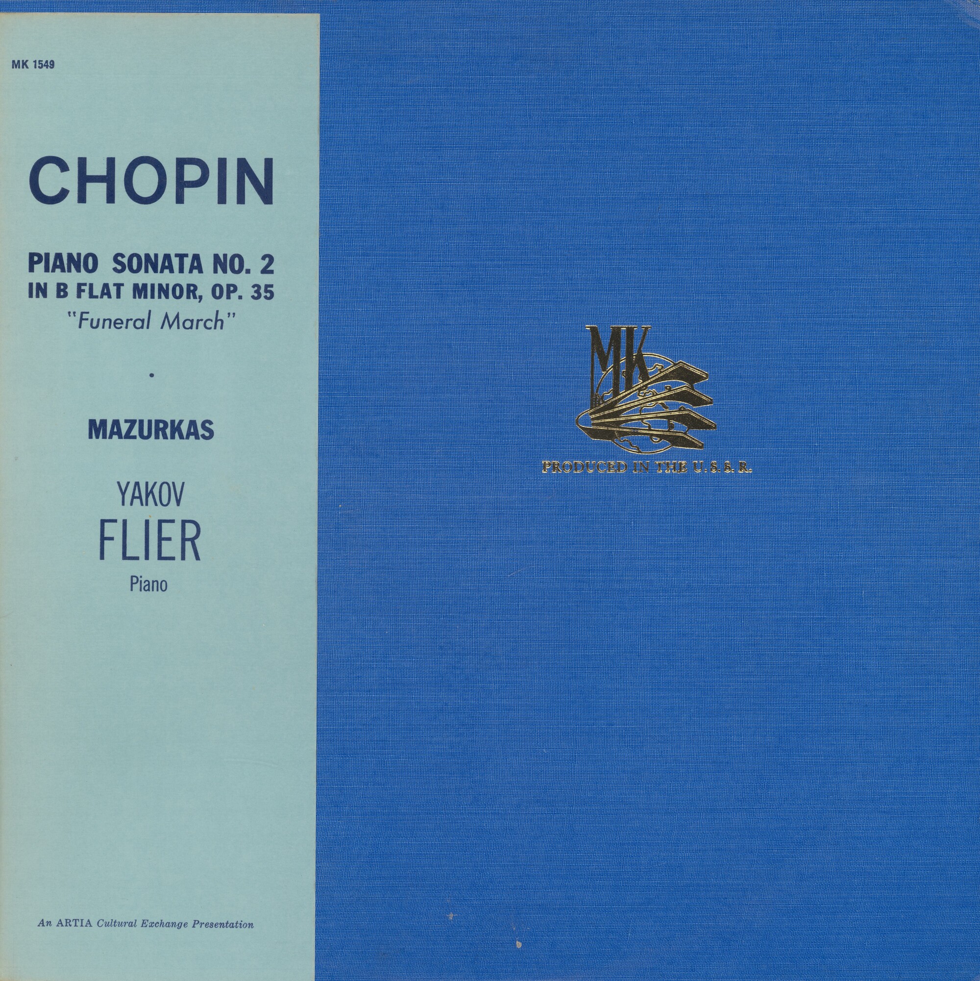 Ф. Шопен. Соната № 2 си бемоль минор, соч. 35, Мазурки (Яков Флиер, ф-но)