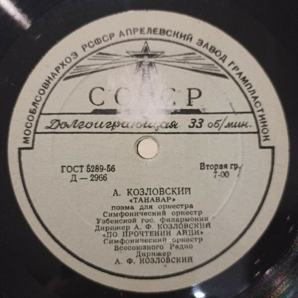 А. КОЗЛОВСКИЙ (1905) / Г. МУШЕЛЬ (1909)