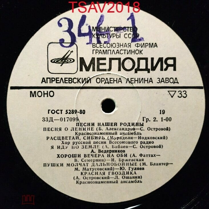 Песни нашей Родины (10)