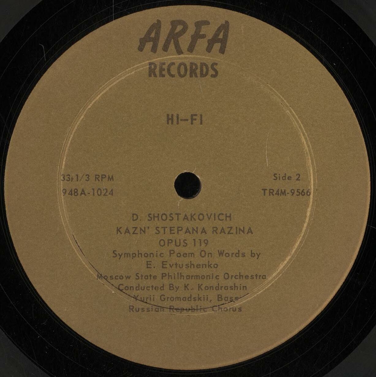 Евтушенко, Кондрашин, Шостакович