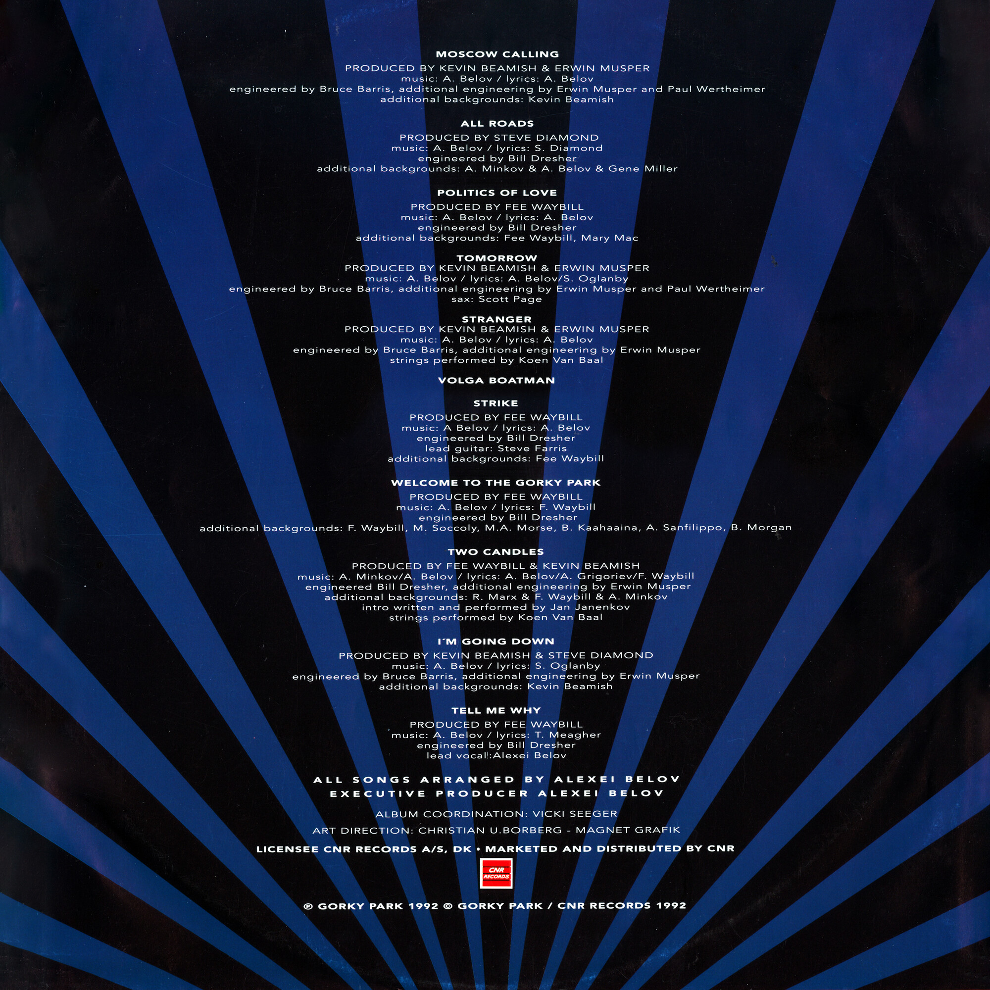 GORKY PARK. «Moscow Calling»