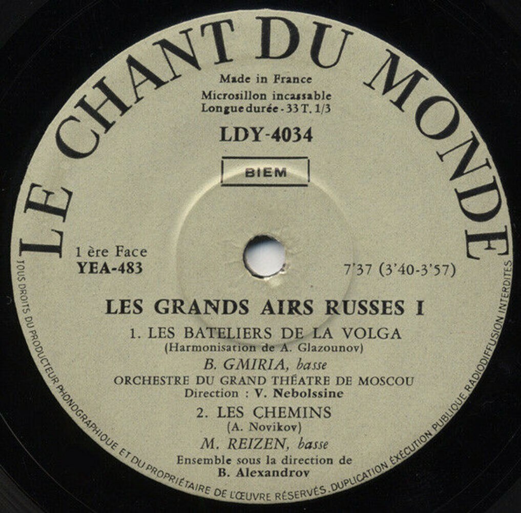 Les grands airs Russes №1