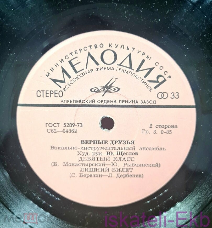 ВИА «ВЕРНЫЕ ДРУЗЬЯ», рук. Ю.Щеглов