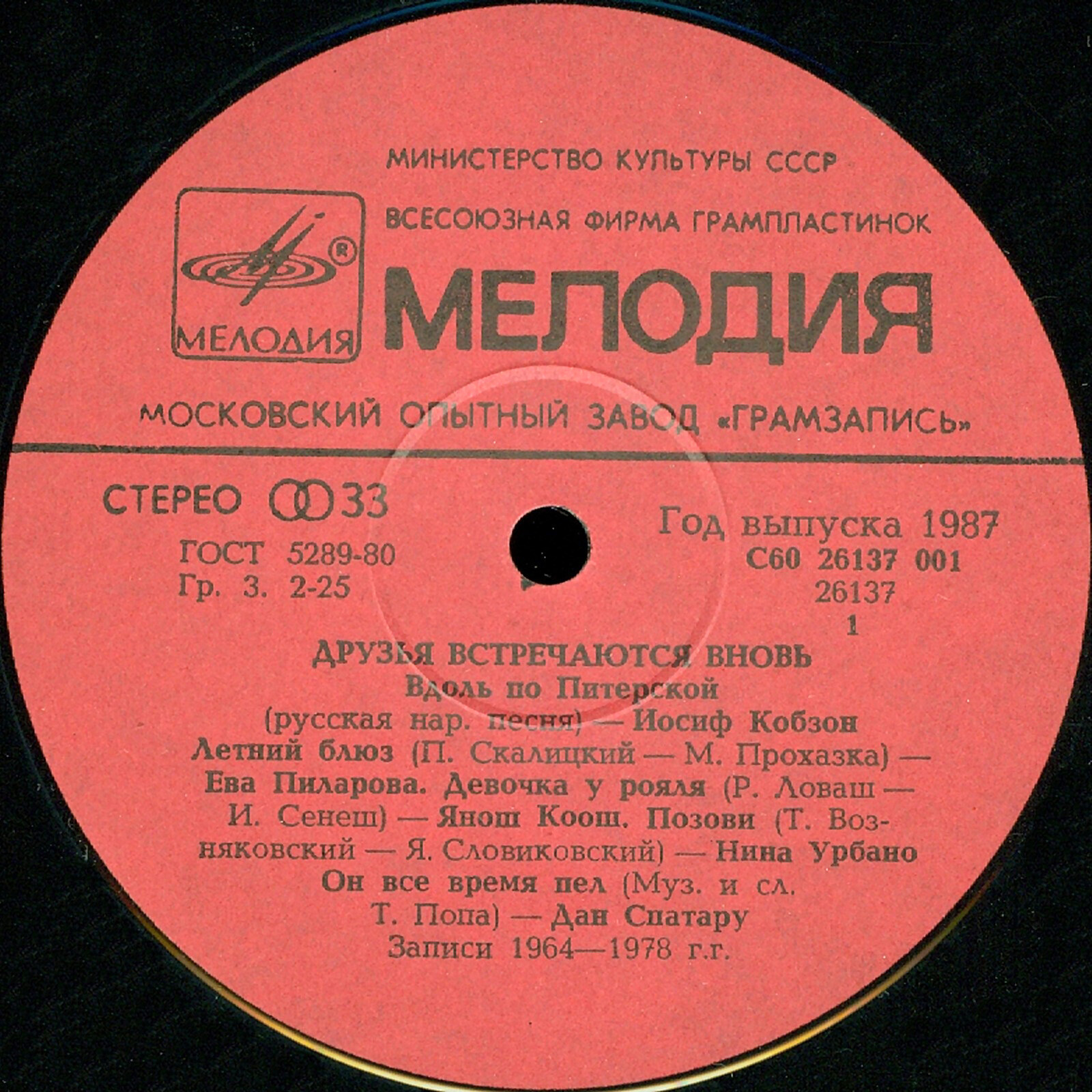 ДРУЗЬЯ ВСТРЕЧАЮТСЯ ВНОВЬ