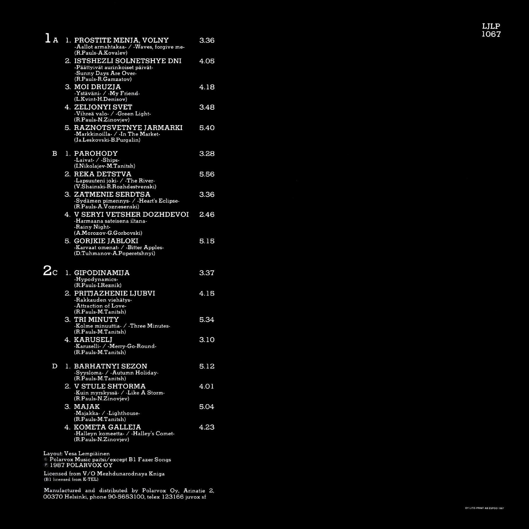 Valeri Leontjev (2LP)