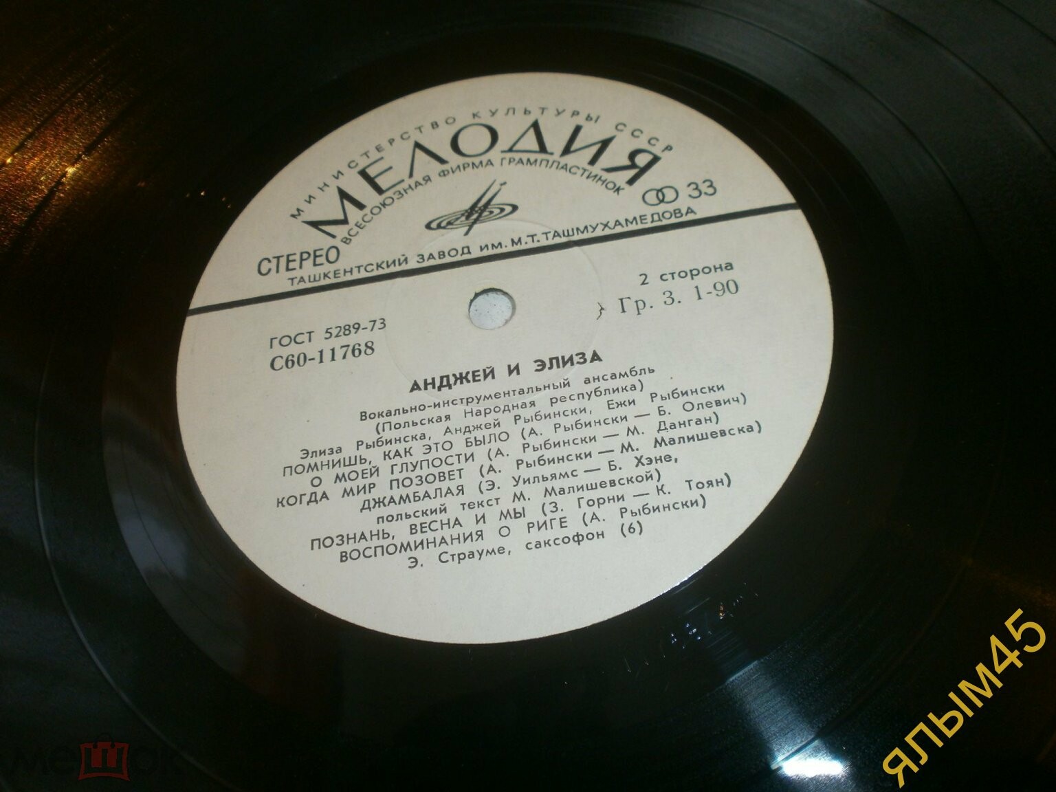 Вокально-инструментальный ансамбль "Анджей и Элиза" (Польша)