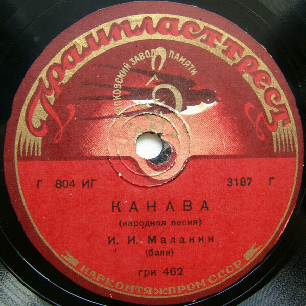 И. И. Маланин (баян) – Барыня / Канава